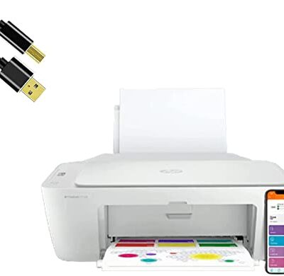 Bools H-P DeskJet 2752e Wireless All-in-One Color Inkjet Printer for Home, Office, Print, Copy, Scan, Wireless, USB Connectivity, Mobile Printer