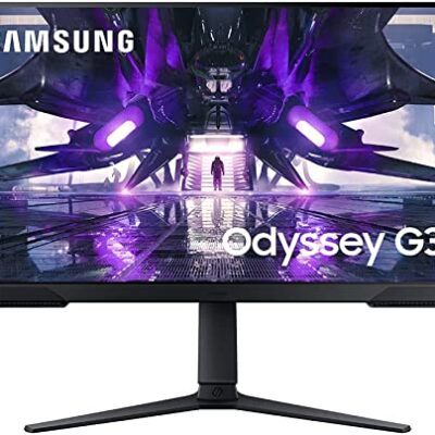 SAMSUNG 27" Odyssey G32A FHD 1ms 165Hz Gaming Monitor with Eye Saver Mode, Free-Sync Premium, Height Adjustable Screen for Gamer Comfort, VESA Mount Capability (LS27AG320NNXZA)