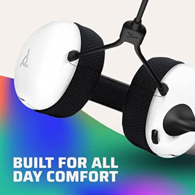 PlayStation 5 Headset with Mic - Compatible with PS5, PS4, PC - AIRLITE by PDP - White