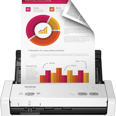 Brother Easy-to-Use Compact Desktop Scanner, ADS-1200, Fast Scan Speeds, Ideal for Home, Home Office or On-The-Go Professionals