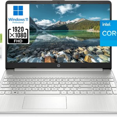 HP 15 15.6" Full HD Business Laptop Computer [Windows 11 Pro], Intel 4-core i5-1135G7 (Beats i7-1065G7)